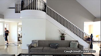 Squatter busted and fucked on camera