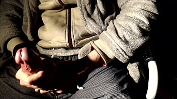 thumb huge cock with  girth solo  