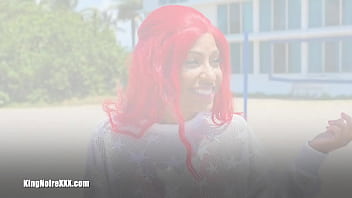 thumb outside on the  balcony redhead barbie squirts  barbie squirts barbie squirts o