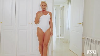 Your HOT MILF NEIGHBOR FUCKS your virgin hard cock! 