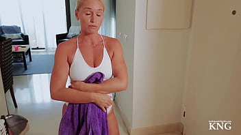 Your HOT MILF NEIGHBOR FUCKS your virgin hard cock! 