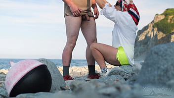thumb i was intereste  d in a stranger on the beach  r on the beach a on the beach an