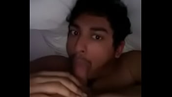Brownboi sucks white cock 69