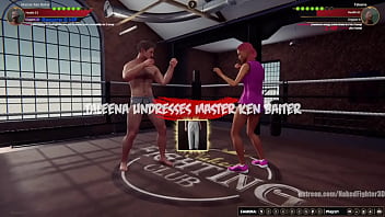 Master Ken Baiter VS Taleena (Naked Fighter 3D)