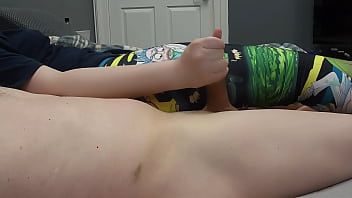 MILF PAWG Gives Hand Job, Climbs on Top and Finsihed From Behind.