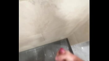 thumb handjobs in the  shower and cums s s s