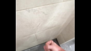thumb handjobs in the  shower and cums s s s
