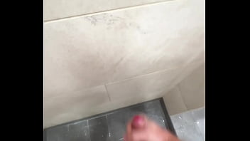 thumb handjobs in the  shower and cums s s s