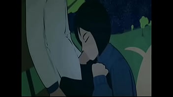 Step mom gives step son a blowjob in the park late night