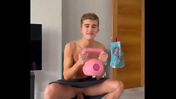 Cute teen boy