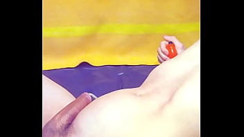 Inflating my Bladder with Air and Fart from my Dick