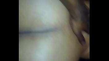 thumb sneaking to get  dat fat booty  