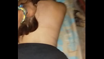 my wife's black mini skirt