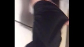 Risky using my dildo