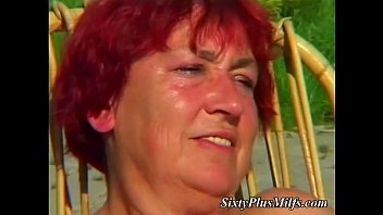 Fat granny sucking fresh dick