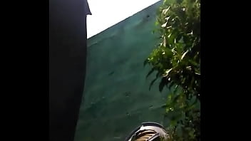 Black girl naked under the sun