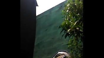Black girl naked under the sun