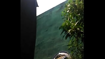 Black girl naked under the sun