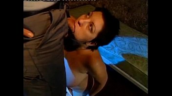 Sexy prisoner with big tits banged by her jailer