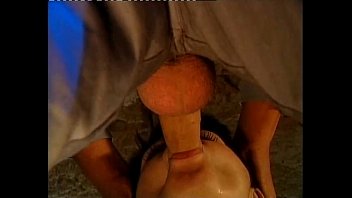 Sexy prisoner with big tits banged by her jailer