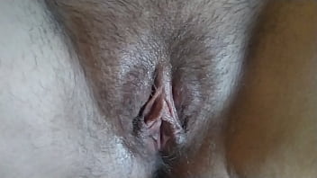 Teen boy masturbate and cumming on his stepmommy hairy pussy! - Milky Mari