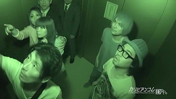 Emergency stop! Closed room elevator gangbang 1