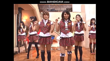 ★ Everyone is shaved! A popular idol-style cosplay with bare dicks! [None] v1