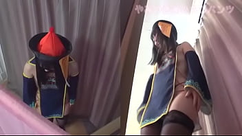 Amateur Skirt in Personal Photo Session at Home vol.060 [Paripi Astonishing Halloween God Cosplay 4 Beauty] HELLOWEEN Extreme Sexual Photo Session That Can Not Be In The City