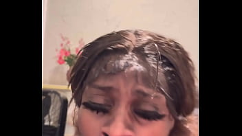 Breezy deep throat and cumshot