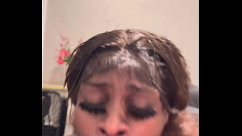 Breezy deep throat and cumshot