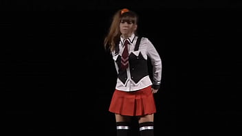 bible black cosplay upskirt