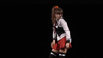 bible black cosplay upskirt