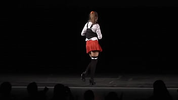 bible black cosplay upskirt