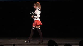 bible black cosplay upskirt