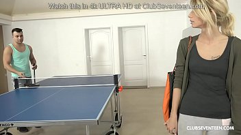thumb skinny teen get  s fucked on the ping pong tab e ping pong tabl ping pong table