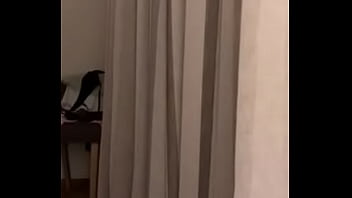 Naked in front of window