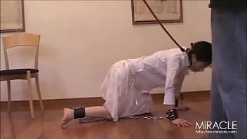 Training starts from the chat mood! A 24-year-old married woman looks like a female dog!