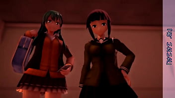 I took a peek at my classmates Suzuya and Kitakami's underwear