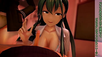 I took a peek at my classmates Suzuya and Kitakami's underwear