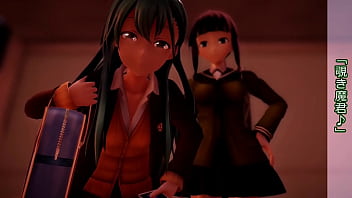 I took a peek at my classmates Suzuya and Kitakami's underwear