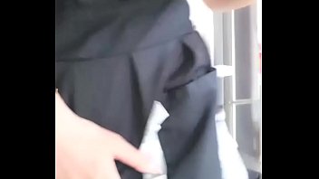 Beautiful cook uses bottle to masturbate and squirt
