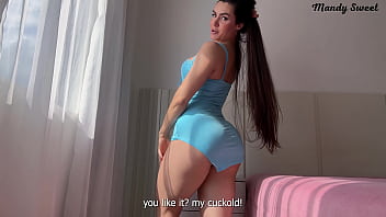 JOI Cuckold Olha o tamanho do pauzão que eu quero sentar meu corno!!!