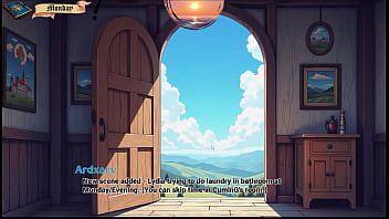 ArchAlchemy [ TABOO Hentai Game ] Ep.14 STEP SON CAUGHT with a huge BONER by the laundry machine !