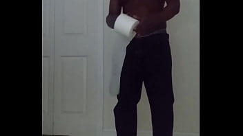 Restricted while cuming together and cleaning up after myself