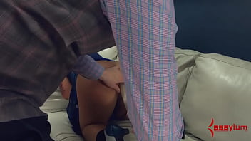 Milk enema BDSM sex slave injected up the ass