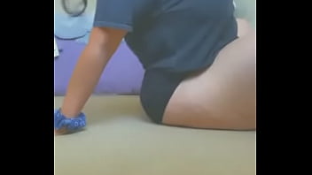 Big booty latina masturbates til shaking orgasm