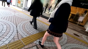 Black Hair Innocent School C-chan @ Shinjuku [Women ● Raw / Uniform / Blazer / Miniskirt / Beautiful Legs / Creampie] #Underwear Voyeurism #Train Slut ● #Sleep ● Fuck