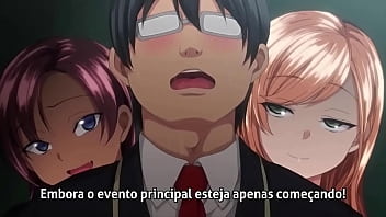 [エロアニ]【逆輪〇】催眠状態のぎゃるJKに囲まれて冴えない男がおちんこご奉仕されてすぺるま搾り取られてしまう♥
