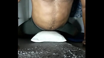 Muscular Male Humping Pillow Desperate To Fuck