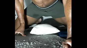 Muscular Male Humping Pillow Desperate To Fuck